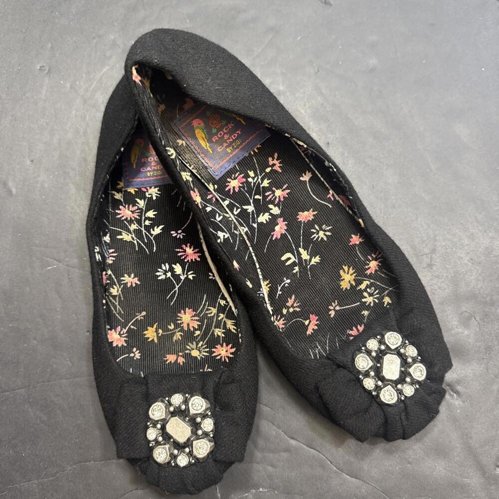 Rock & Candy VTG Y2K Flats Floral Cottagecore Boho‎ Glam - Grunge 9